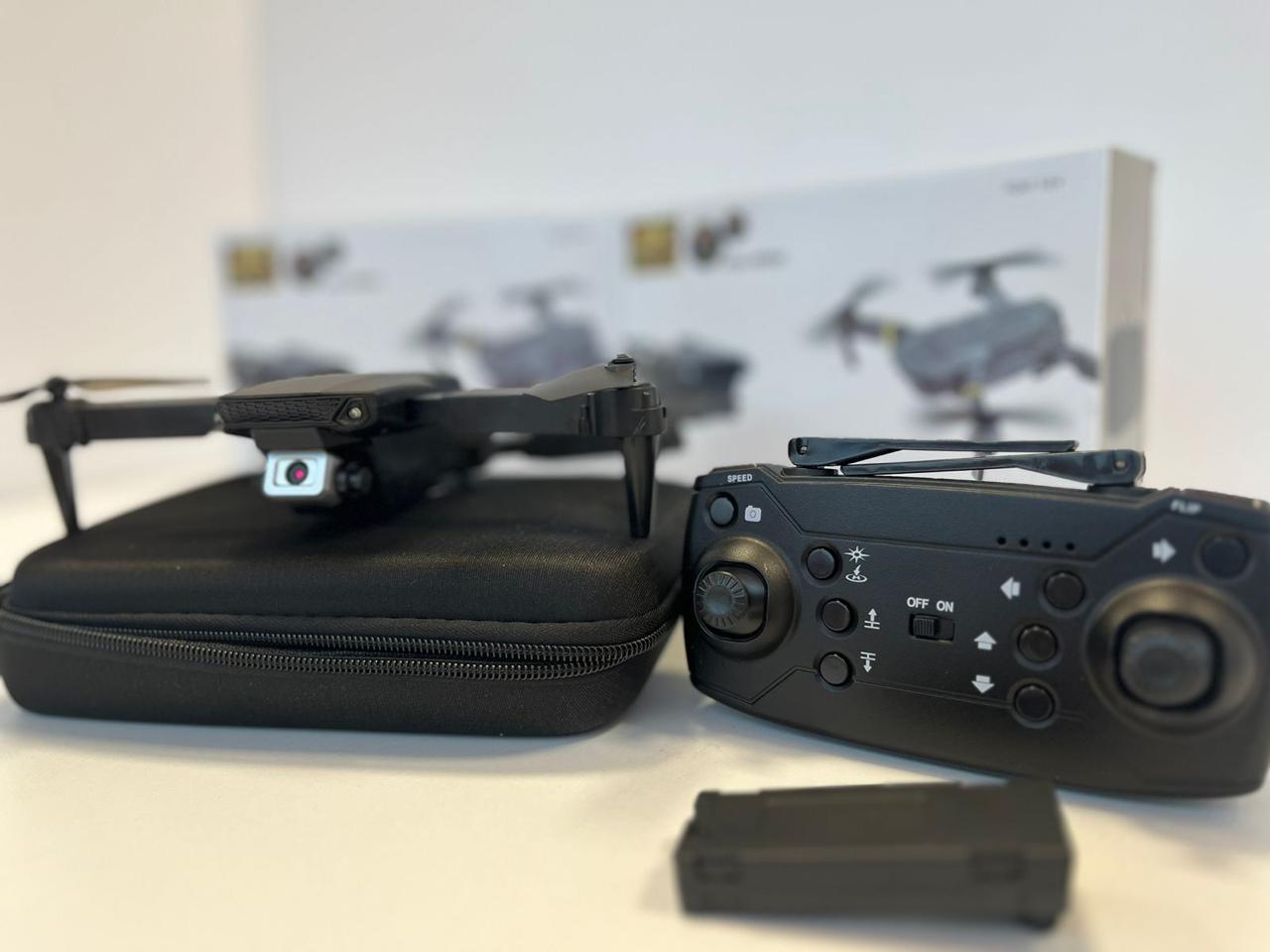 Dron doble cámara 4K + maletín