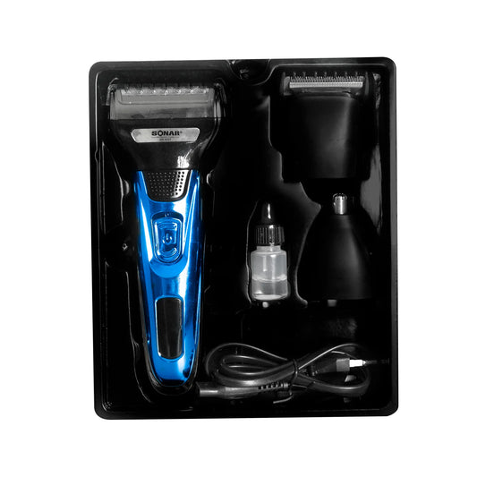 GEEMY 3 EN 1 - AFEITADORA ELETRICA MASCULINA