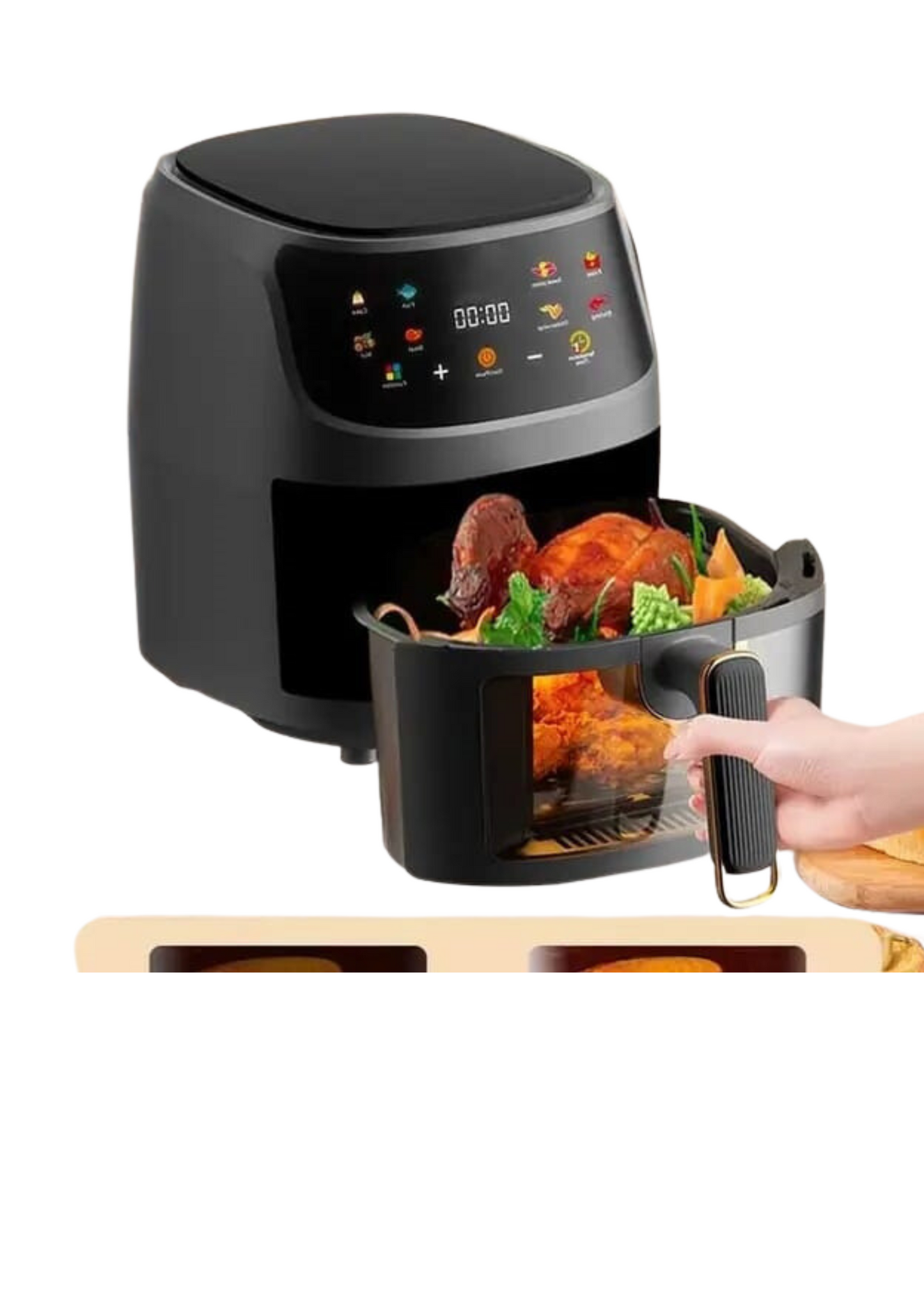 Freidora Aire Digital 10 Lts + Papel Abs