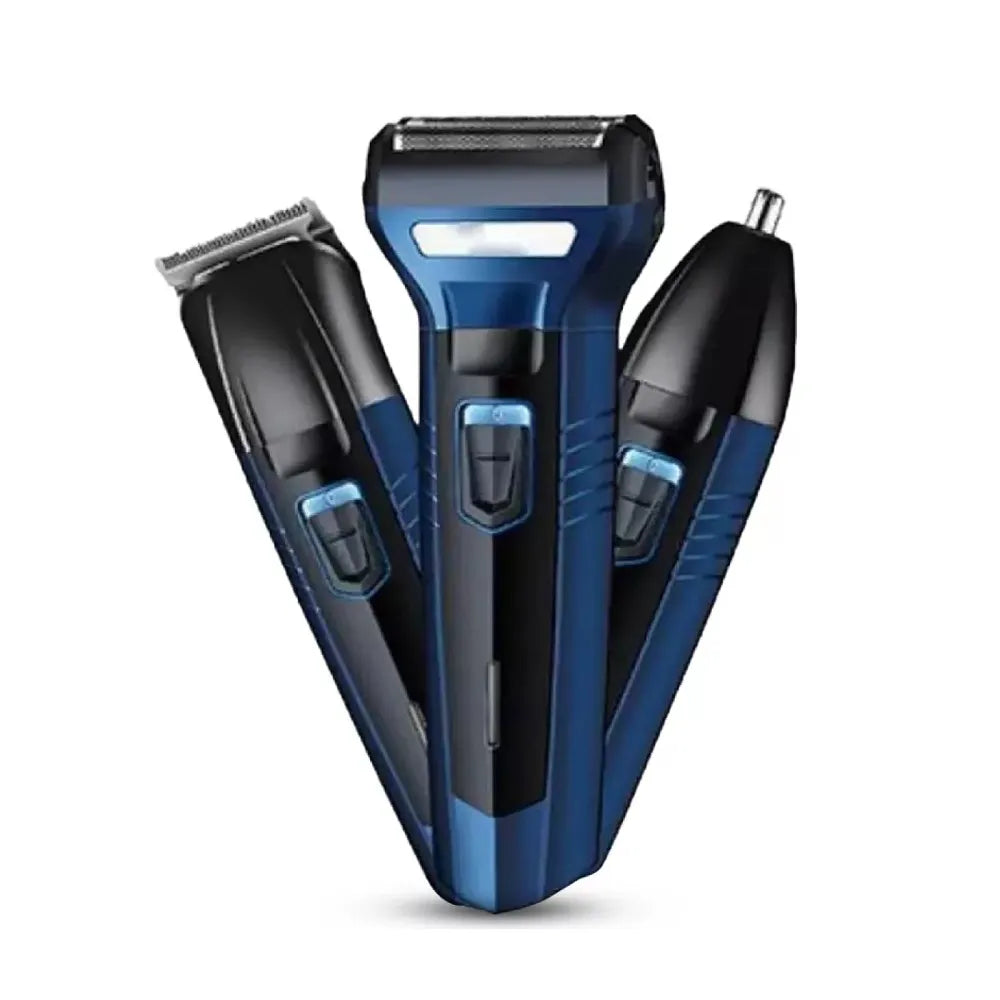 GEEMY 3 EN 1 - AFEITADORA ELETRICA MASCULINA