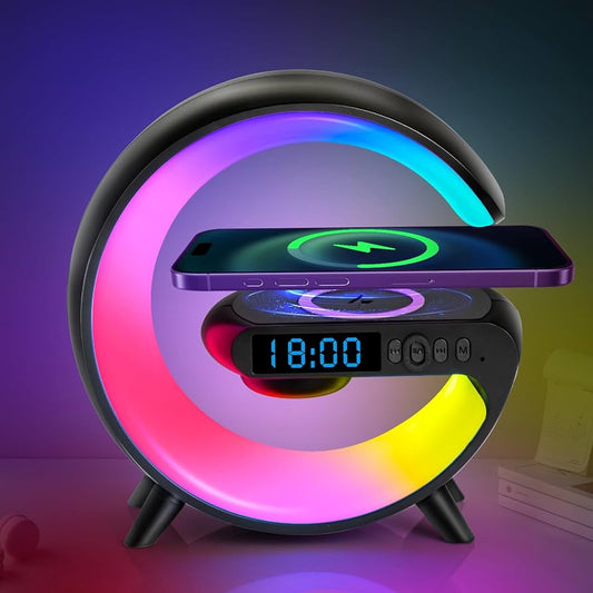 Parlante Lampara G Cargador Inalámbrico