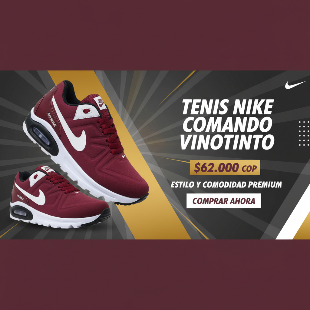 Banner Promocional Nike Comando Vinotinto